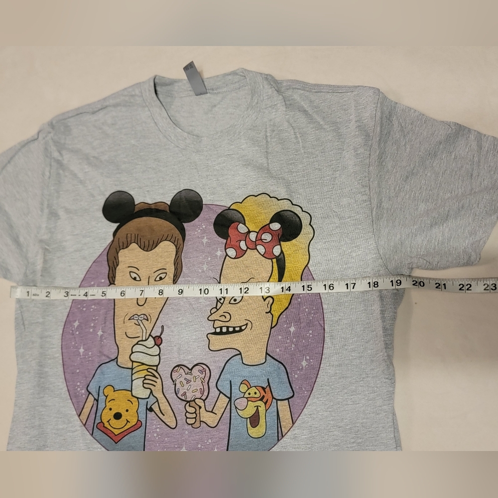Alex Strangler Disney theme park dudes Beavis and Butthead t-shirt - Picture 3 of 6